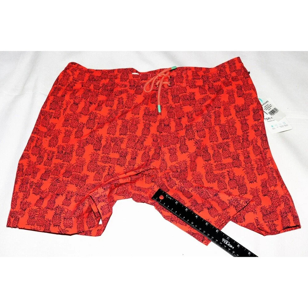 Tori Richard Anana Day‎ Tradewind Technology Shorts Pineapple Lined Swim Trunks